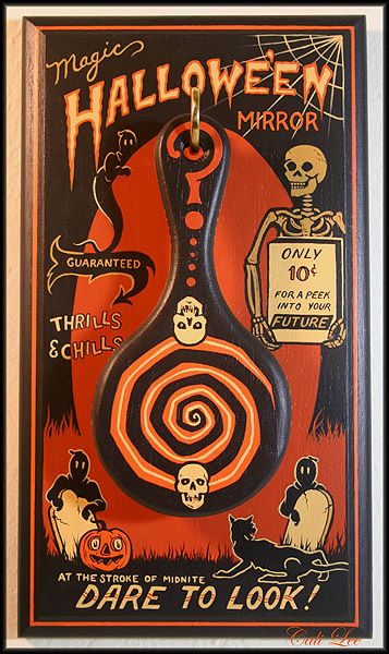 magic halloween mirror by cali lee