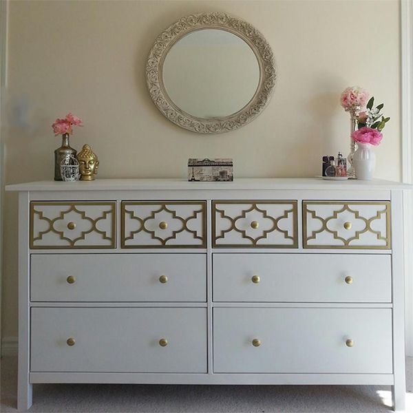 Overlay Jasmine Kit For Top Drawer Only Of Ikea Hemnes 8 Overlay Jasmine Kit For Top Drawer Only Of Ikea Hemnes 8 Dresser My Home Pinterest Bedroom And Furniture