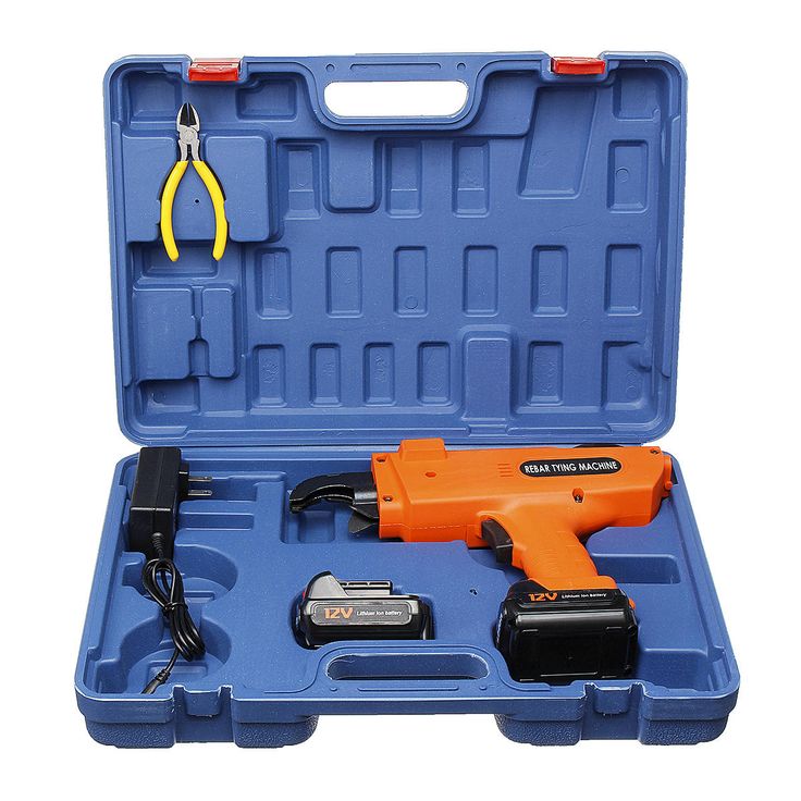 Orange 12V Automatic Handheld Rebar Tier Tool Building Tying Machine Strapping Orange 12V Automatic Handheld Rebar Tier Tool Building Tying Machine Strapping