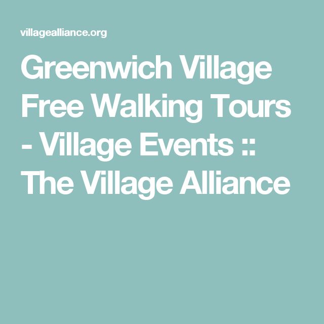 Village Alliance Free Walking Tours Village Alliance Free Walking Tours