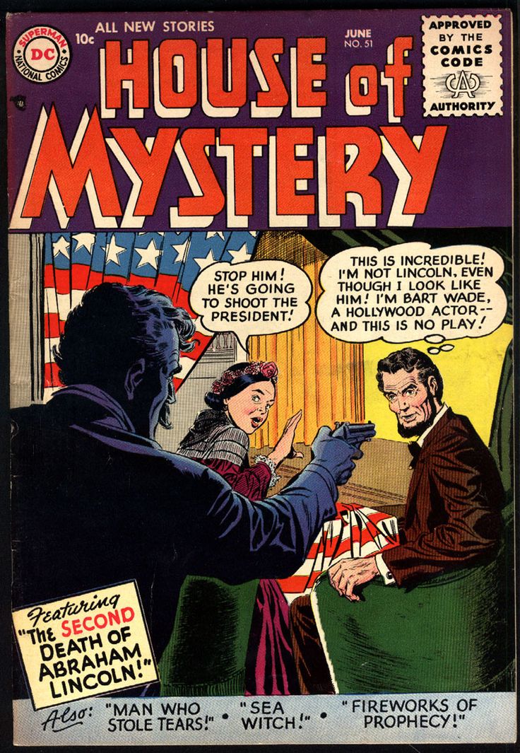 National Publications' House of Mystery, circa 1956. | Comics, Dc comic