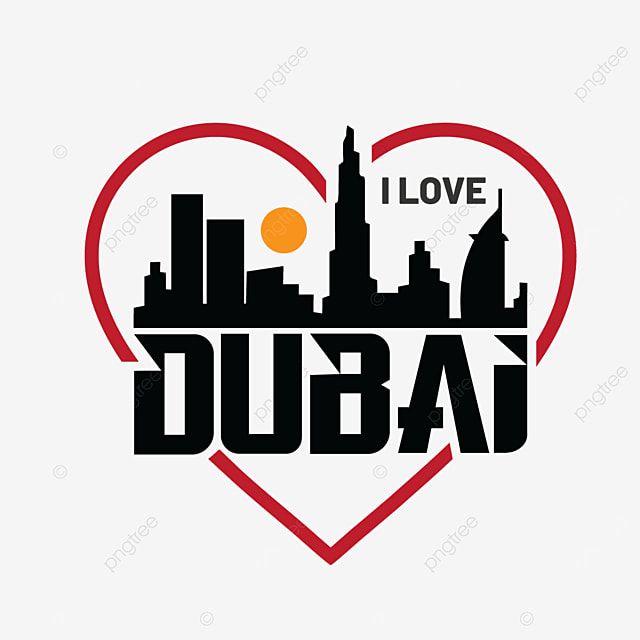 I Love U Clipart Transparent PNG Hd, Greeting Of I Love Dubai, Dubai