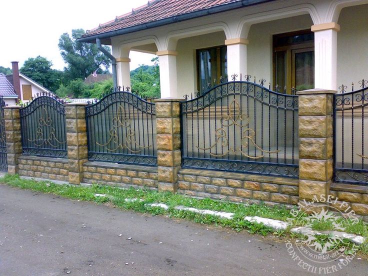 Cataloage Fier Forjat 25 Garduri fier forjat modele gard Abalasei fier en 2022 | Cercas de ...