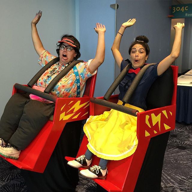 California Screamin' Riders Roller coaster halloween costume, Disney costumes diy, Disney