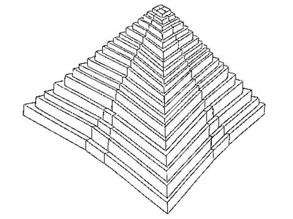 Drawing A Pyramid Coloring Page : Coloring Sky | Coloring pages