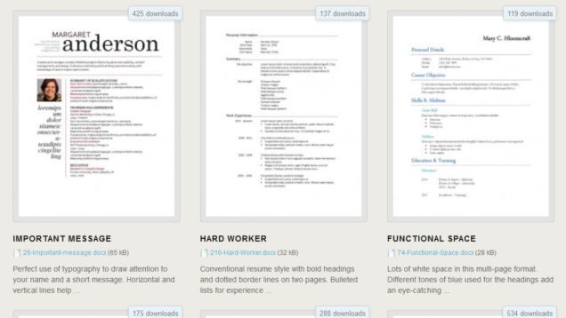 Download 275 Free Resume Templates for Microsoft Word | http://lifehacker.com/download-275-free-resume-templates-for-microsoft-word-1624865230