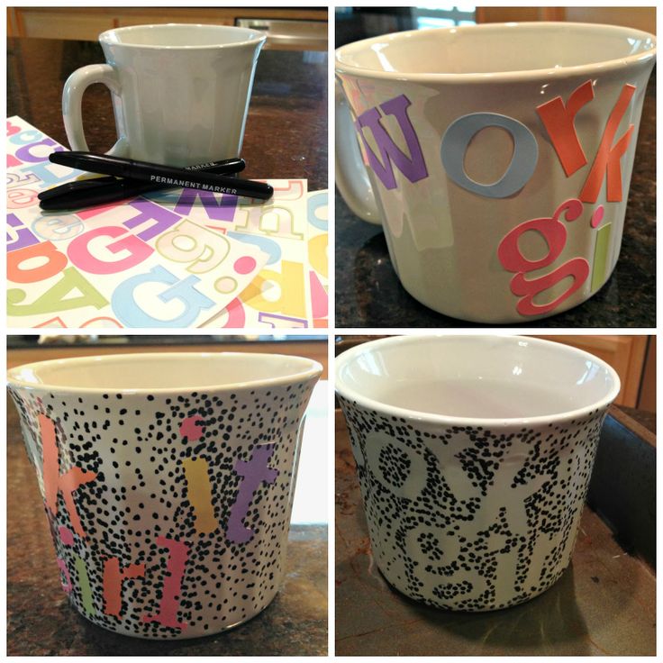 Coffee Mug Design Ideas coffee mug with sharpie Diy Coffee Mug Design Coffee Mug Design Ideas design a mug use a sharpie then bake at 350 degrees for 30 minutes ive seen this idea before but this quote is amazing diy ideas pinterest 350 Diy Coffee Mug Design