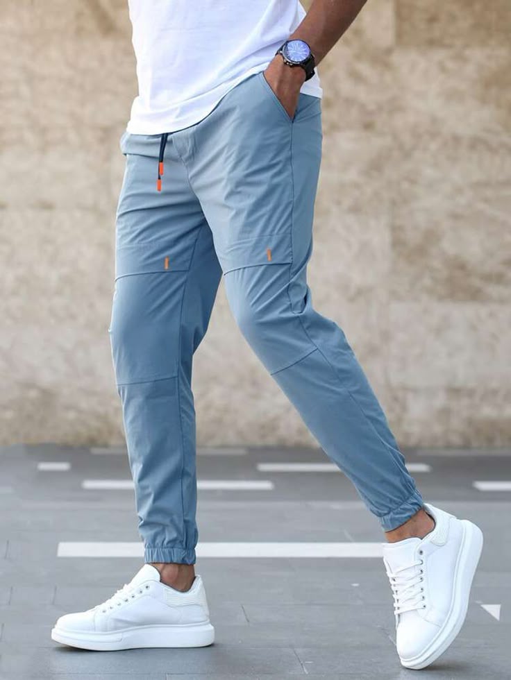 Manfinity Homme Men Slant Pocket Drawstring Waist Pants In 2023 Men manfinity-homme-men-slant-pocket-drawstring-waist-pants-in-2023-men