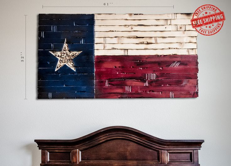 Texas State Flag Rustic Wood Decor Huge Version Texas State Flag Rustic Wood Decor Huge Version