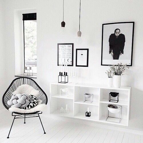 Black and white home interiors Black and white home interiors
