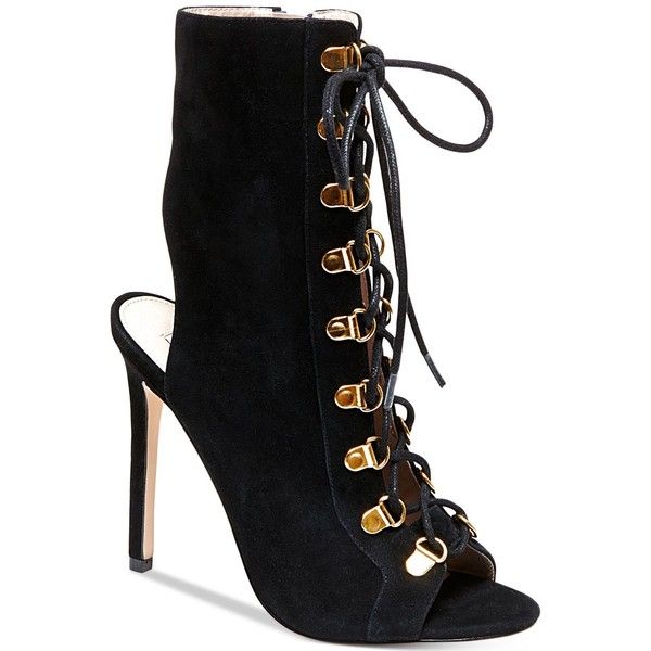 97 best Fashion: Steve Madden images on Pinterest | Platform pumps ... Steve Madden Women's Kennee Lace-Up Peep-Toe Booties