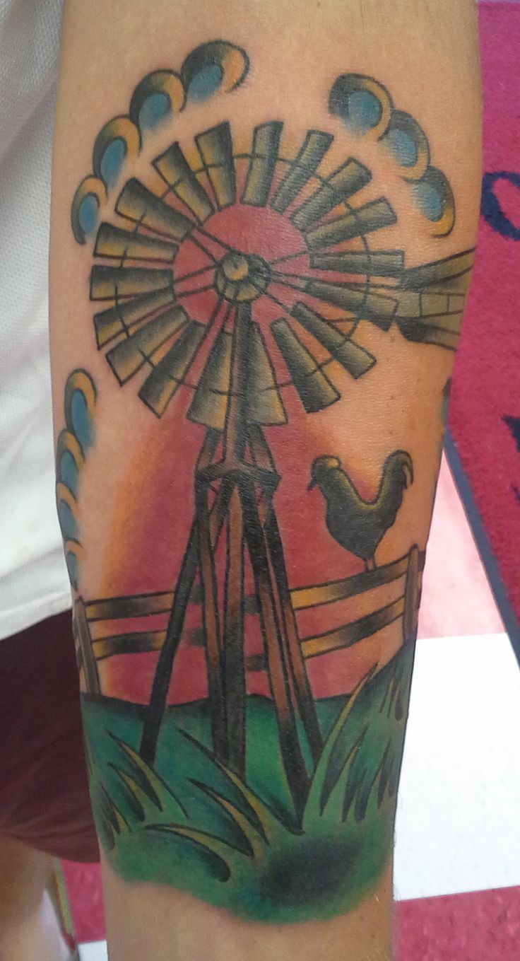 windmill tattoo - Google Search | Windmill tattoo, Tattoos, Tatting