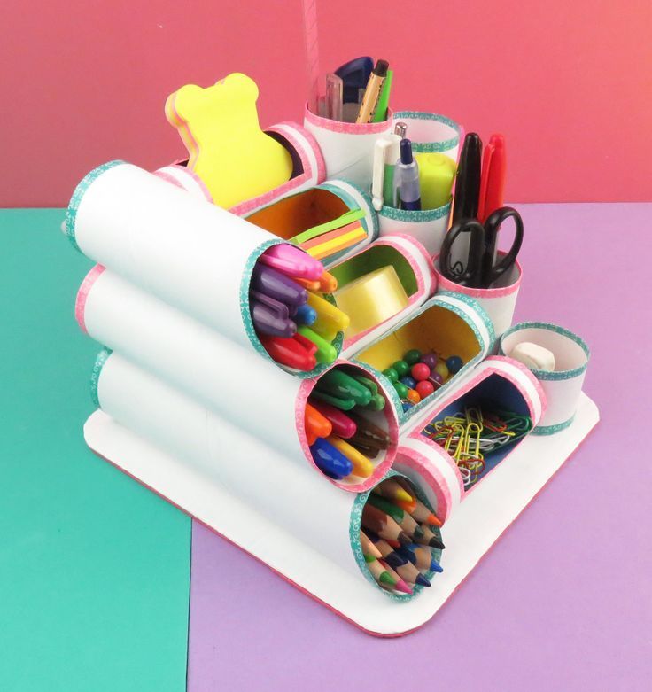 MINI ORGANIZER avec des rouleaux de papier toilette ou de cuisine - Liste de pho...