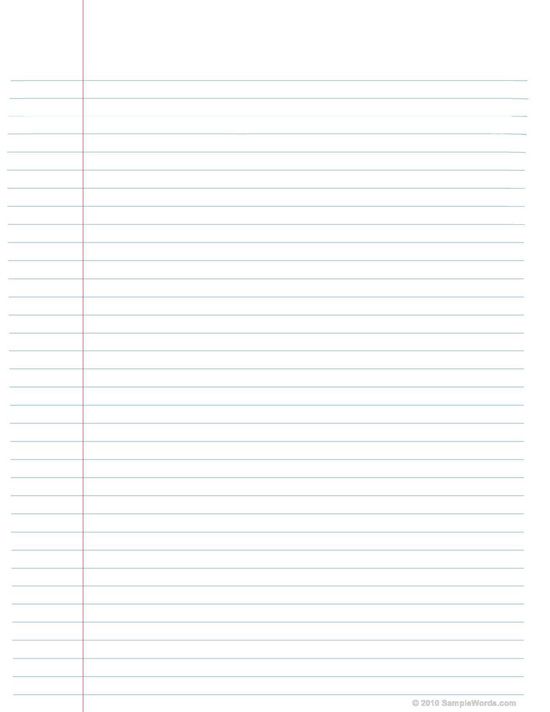 notebook page design