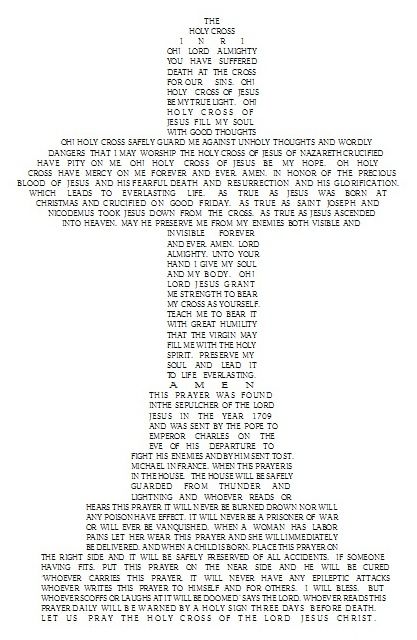 Holy Cross Prayer