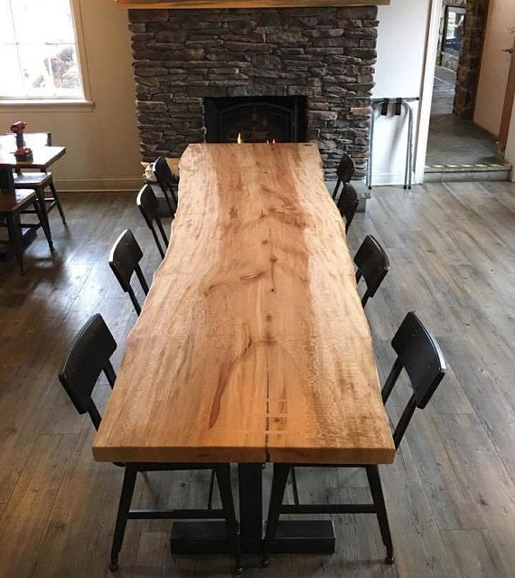 Pin On Lake House Ideas Pin On Lake House Ideas, How To Make A Live Edge Dining Room Table