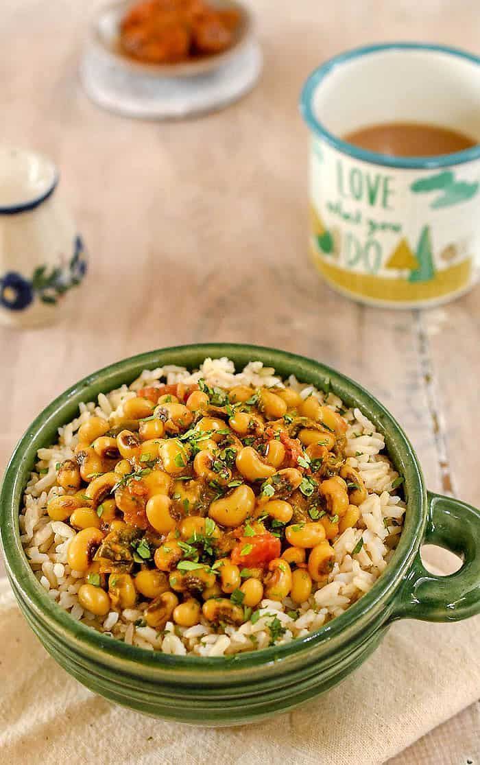 Black Eyed Pea Curry With Spinach From Indian Instant Pot Cookbook Black Eyed Pea Curry With Spinach From Indian Instant Pot Cookbook