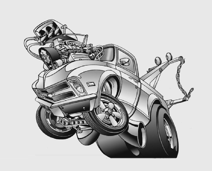 Cars Toons Cartoon Art Mopar Colouring Trucks Digital Truck