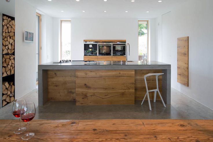 Küche mit Theke aus Holz Kuchnia Pinterest Küchentrends - fliesenspiegel küche höhe Küche mit Theke aus Holz Kuchnia Pinterest Küchentrends - fliesenspiegel küche höhe
