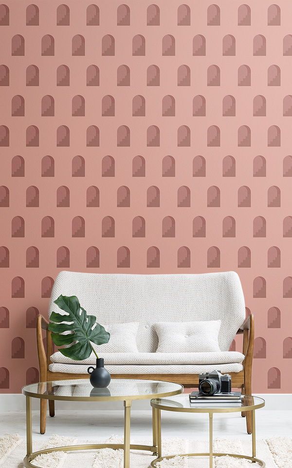 Terracotta Architecture Archway Pattern Wallpaper Hovia UK Terracotta Architecture Archway Pattern Wallpaper Hovia UK