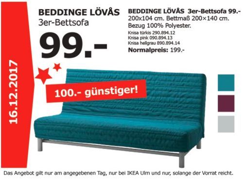 Ikea Beddinge Lövas 3er Bettsofa Jetzt 50 Billiger Furniture Couch Home