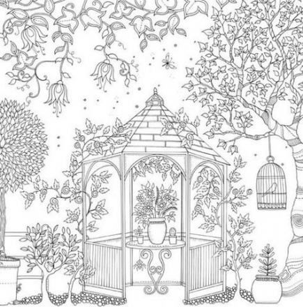 Download 63 Ideas Garden Drawing Art Secret | Garden coloring pages ...