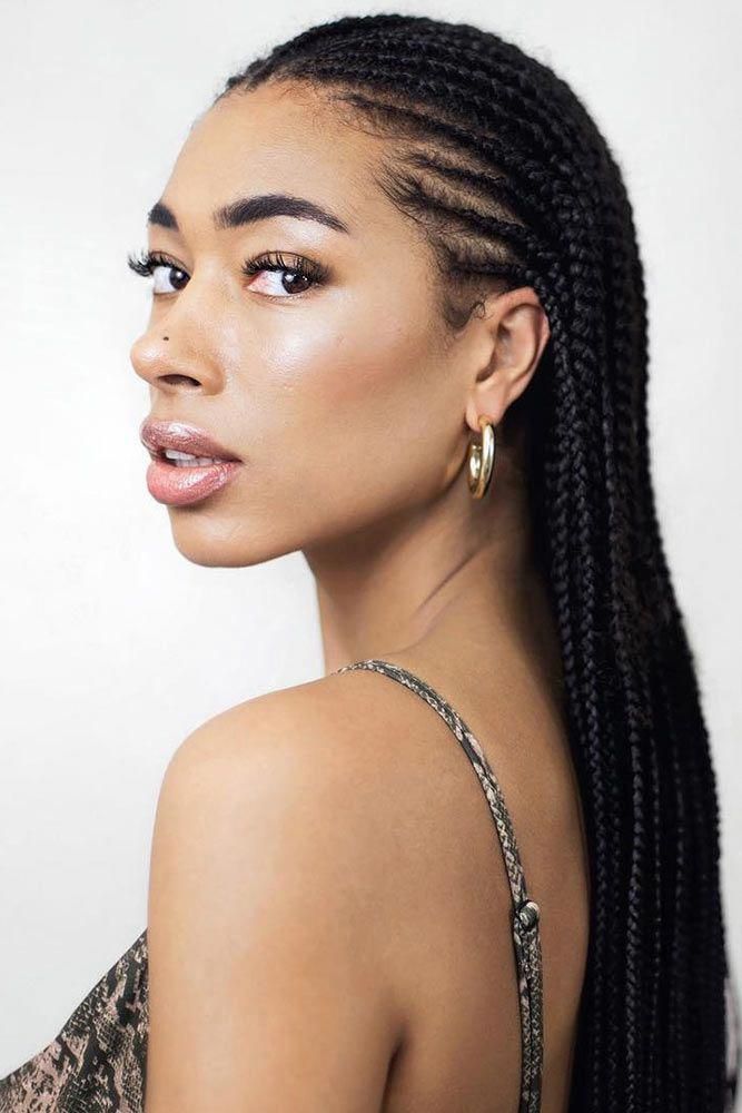 Hot Long Cornrow Braids Naturalhair Wver Black Hot Long Cornrow Braids