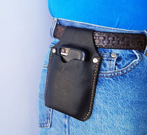 schwarz Leder Holster