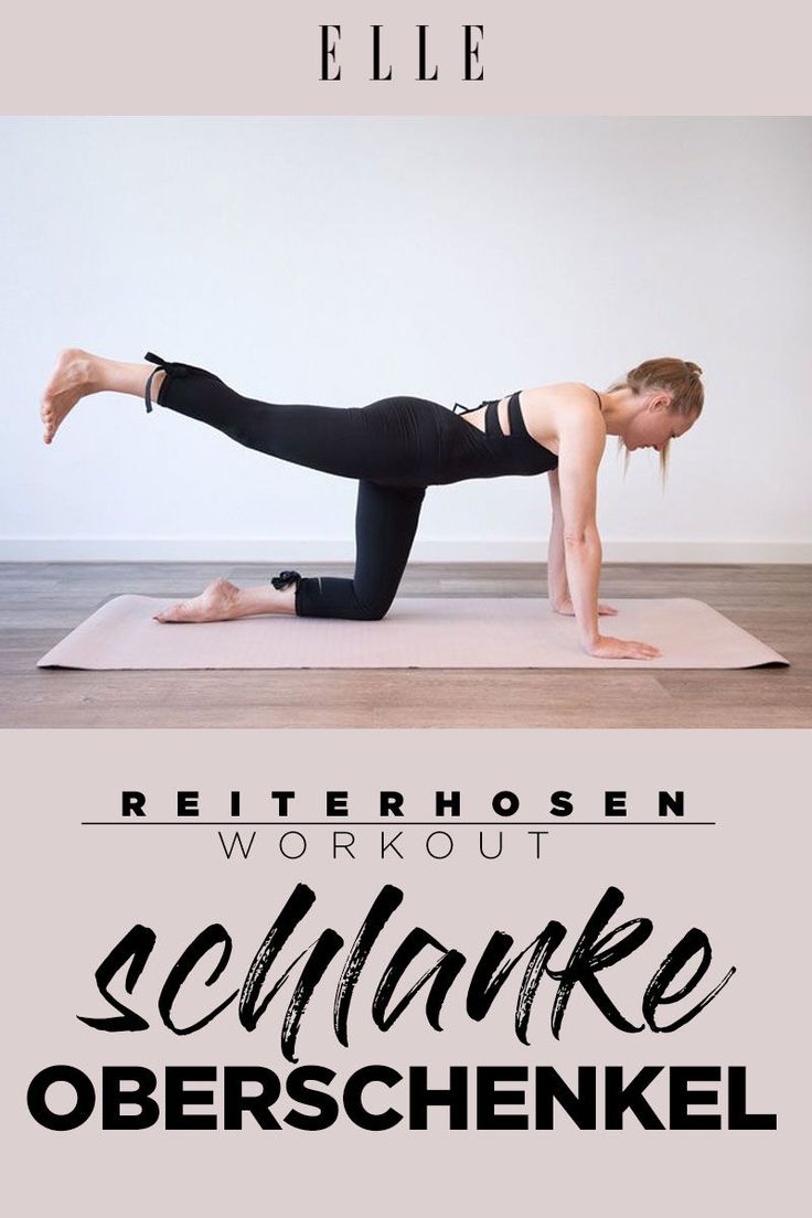 Schlanke Oberschenkel – mit den Workout gegen Reiterhosen