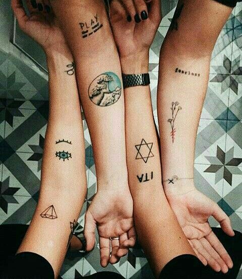 small, scattered tattoos small, scattered tattoos