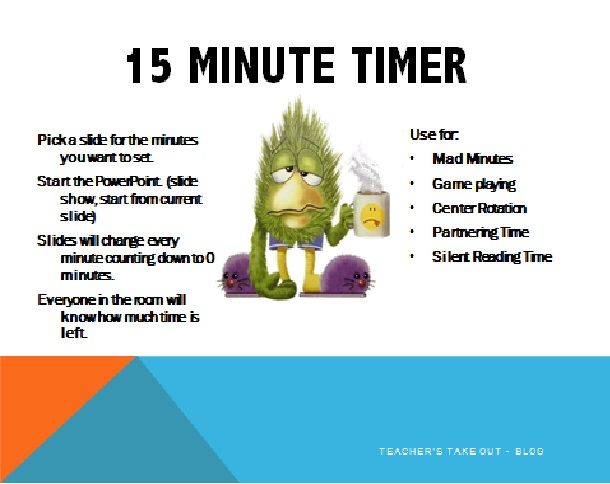 15 minute timer powerpoint