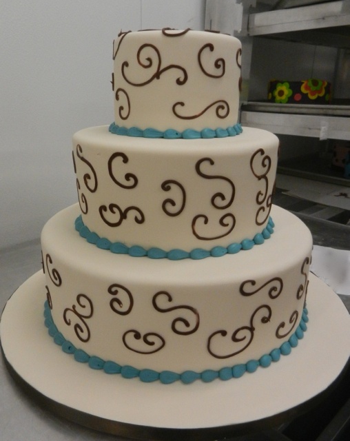 Brown Wedding Cake Brown Wedding Cake