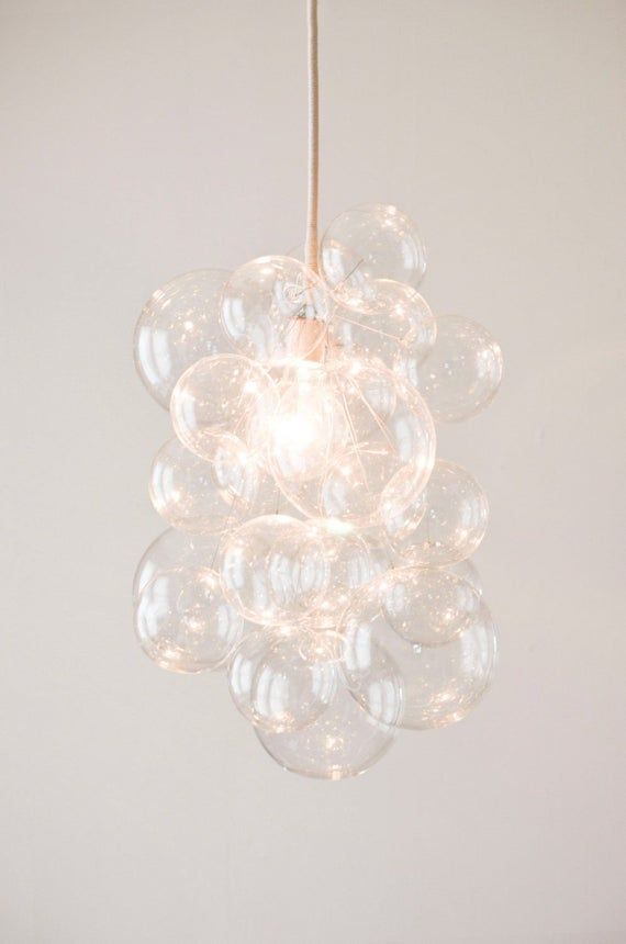 The Waterfall Bubble Chandelier 20 tall Custom Cord | Etsy The Waterfall Bubble Chandelier 20 tall Custom Cord | Etsy