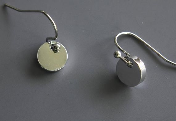 Thin Washer Earrings 14k Gold Filled Hammered Dangle Earrings Tiny Circle Earrings Dainty Minimalist Everyday Earrings