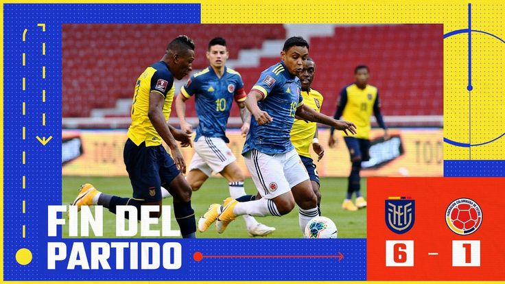 Ecuador Goleo 6 1 A La Seleccion Colombia Seleccion Colombia Colombia Ecuador