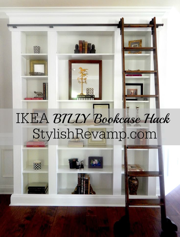 Best 25+ Library Ladder Ideas On Pinterest Library Bookshelves IKEA BILLY Bookcase Hack - Best 25+ Library Ladder Ideas On Pinterest Library Bookshelves