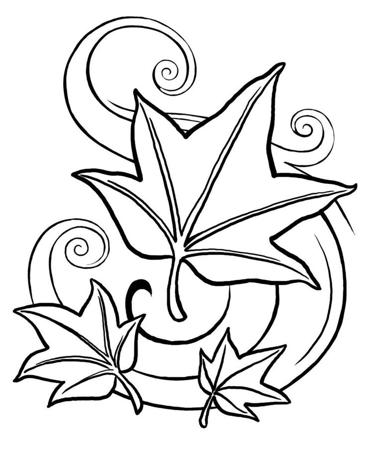 fall coloring pages to print