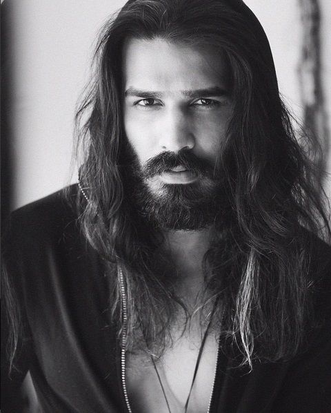 Black long hair screaming daddy