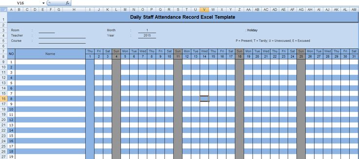staff attendance