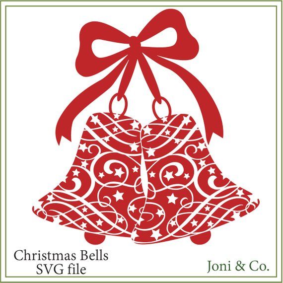 Download Christmas SVG file Christmas bells svg Christmas cards ...