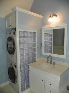 Bathroom Remodel With Stackable Washer Dryer Bathroom Remodel With Stackable Washer Dryer