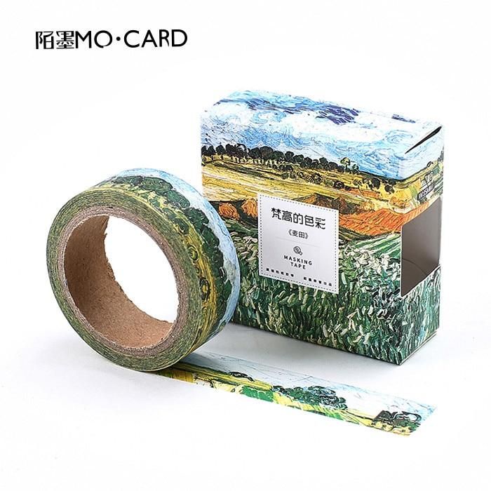 Washi Tapes DIY Van Gogh Painting Paper Tape Decorative Adhesive