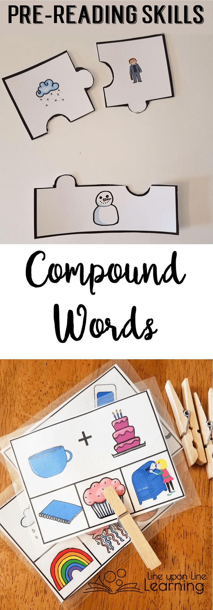 Worksheet Compound Words For Preschoolers best 25 compound words ideas on pinterest literacy reading building and recognizing the parts of is an essential pre reading