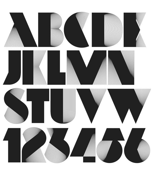 typography tuesday neo deco font by alex trochut art deco