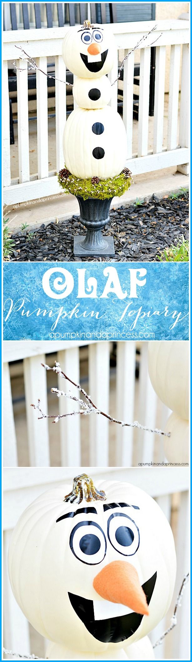 diy frozen olaf pumpkin topiary a pumpkin and a princess a way to use up those fall decorating pumpkins - Frozen Halloween Decorations diy frozen olaf pumpkin topiary a pumpkin and a princess a way to use up those fall decorating pumpkins - Frozen Halloween Decorations