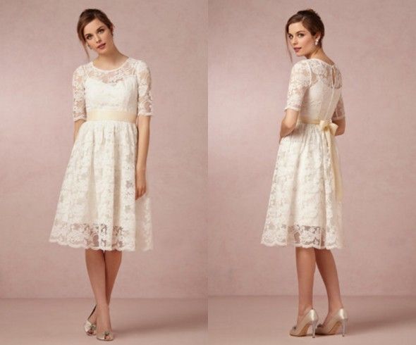 Wedding Dresses For A Backyard Wedding - Rustic Wedding Chic | Casual