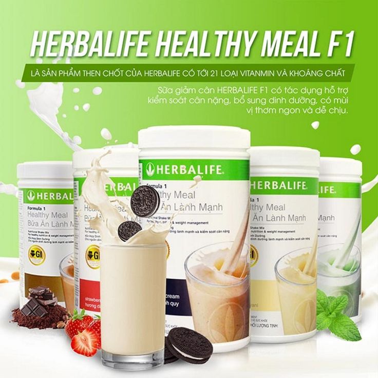 Sữa giảm cân Herbalife F1 có tốt không, giá bao nhiêu, địa chỉ ...