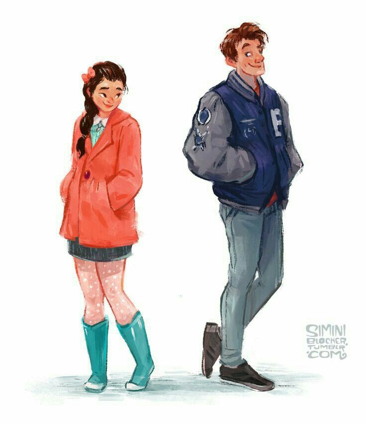 Fan art - To All The Boys I've Loved Before on We Heart It | Lara jean, Jenny han books, Jenny han