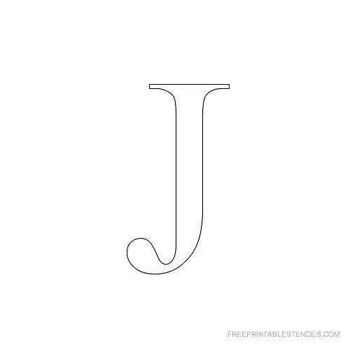 letter a stencil