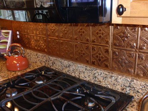 Kitchen Backsplash Metal 11 best copper pressed metal panels images on pinterest Kitchen Backsplash Metal 11 best copper pressed metal panels images on pinterest